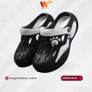 Unisex High Quality Premium Kids Crocs – Stylish & Comfortable Clogs for Kids | Black | Imported